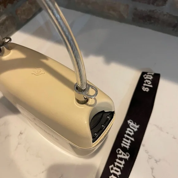 Palm Angels- Beige Padlock Bag - Picture 2 of 3